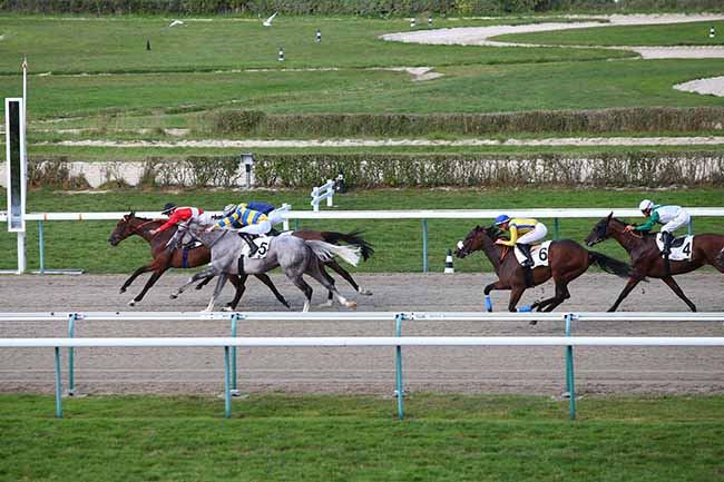 Photo d'arrivée de la course pmu PRIX DE LA MONNERIE à DEAUVILLE le Samedi 24 août 2019