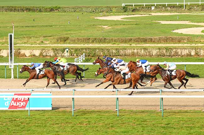 Photo d'arrivée de la course pmu PRIX DES PLAINES DE NORMANDIE à DEAUVILLE le Mercredi 28 août 2019