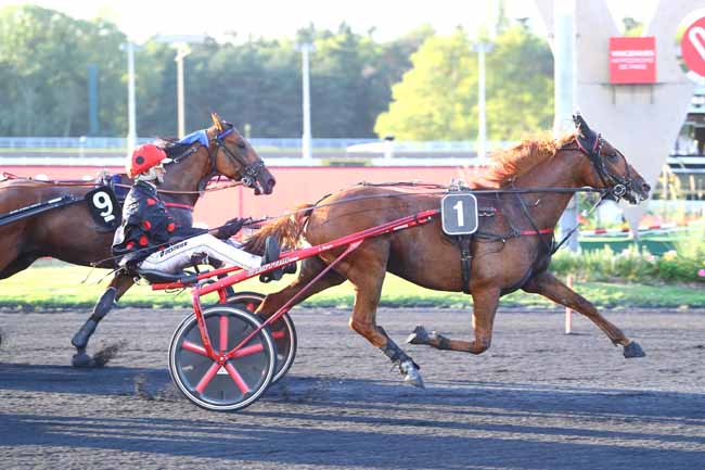 Photo d'arrivée de la course pmu PRIX AEGLE à PARIS-VINCENNES le Vendredi 30 août 2019