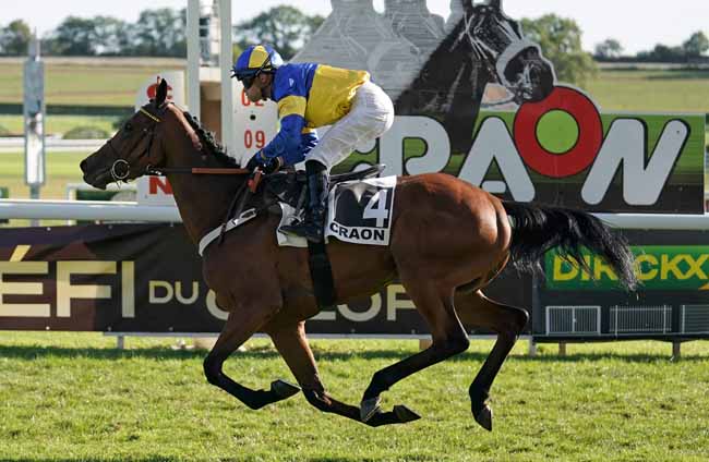 Photo d'arrivée de la course pmu PRIX RICHARD DE GENNES à CRAON le Lundi 2 septembre 2019