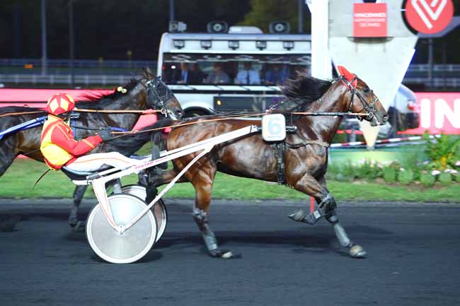 Photo d'arrivée de la course pmu PRIX EURYDIKE à PARIS-VINCENNES le Mardi 3 septembre 2019