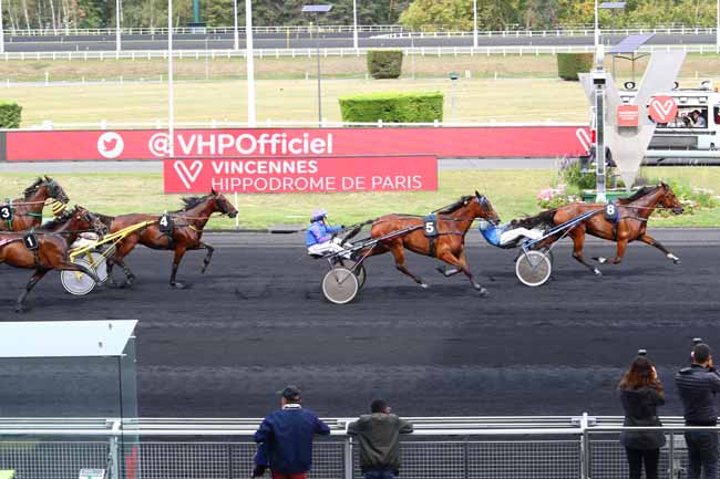 Photo d'arrivée de la course pmu PRIX DE SAINT-GAUDENS à PARIS-VINCENNES le Lundi 9 septembre 2019