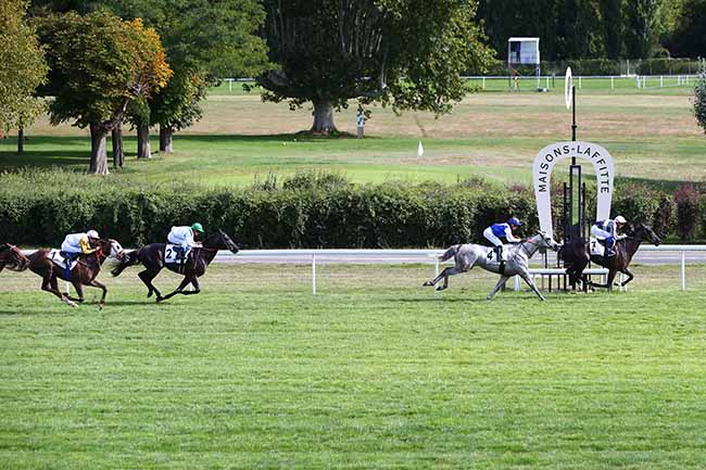 Photo d'arrivée de la course pmu PRIX VAL DE LOIR à MAISONS-LAFFITTE le Lundi 16 septembre 2019