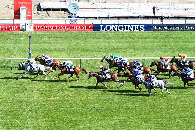 Photo d'arrivée de la course pmu PRIX DU PALAIS GARNIER à LONGCHAMP le Samedi 21 septembre 2019