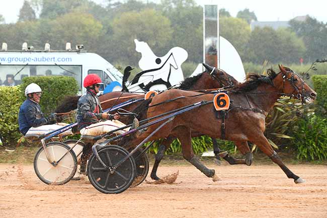 Photo d'arrivée de la course pmu GRAND PRIX AUCHAN LA GLACERIE à CHERBOURG le Mercredi 25 septembre 2019