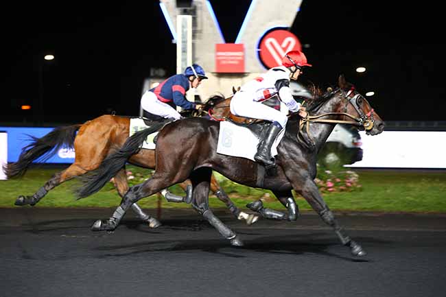 Photo d'arrivée de la course pmu PRIX DU DON DU SANG à PARIS-VINCENNES le Vendredi 27 septembre 2019