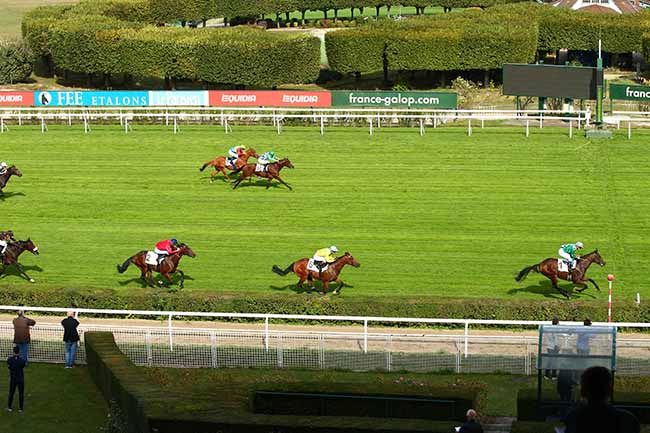 Photo d'arrivée de la course pmu PRIX LOUQSOR à SAINT-CLOUD le Vendredi 27 septembre 2019