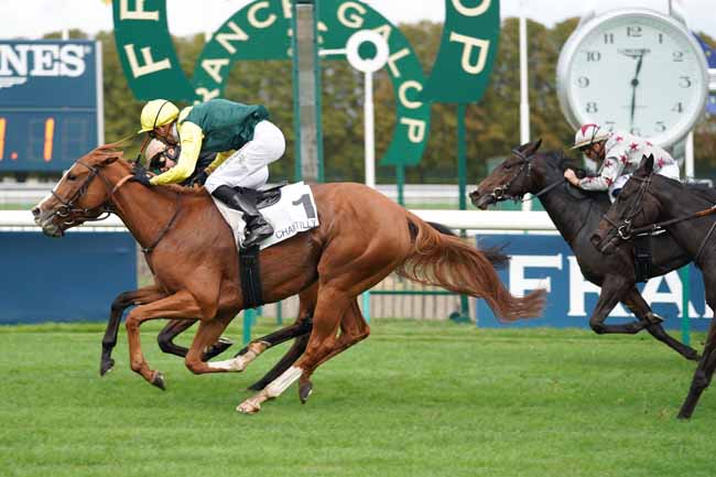 Photo d'arrivée de la course pmu PRIX DE L'AUNETTE à CHANTILLY le Lundi 30 septembre 2019