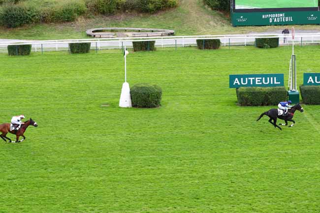 Photo d'arrivée de la course pmu PRIX BAYONNET à AUTEUIL le Jeudi 3 octobre 2019