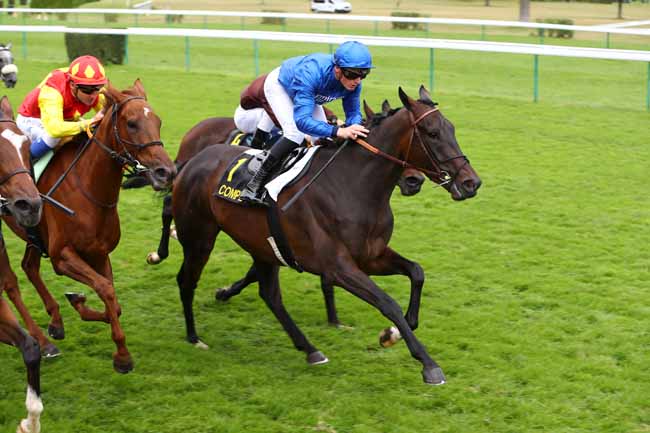 Photo d'arrivée de la course pmu PRIX D'HARAMONT à COMPIEGNE le Jeudi 3 octobre 2019