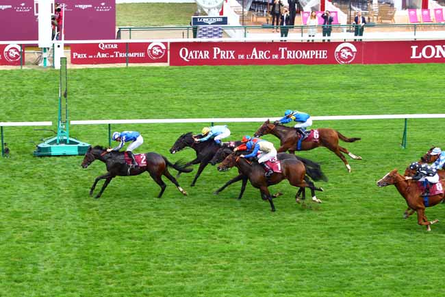 Photo d'arrivée de la course pmu PRIX DU HARAS DE BOUQUETOT - CRITERIUM DE LA VENTE D'OCTOBRE ARQANA à LONGCHAMP le Samedi 5 octobre 2019