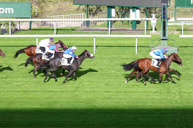 Photo d'arrivée de la course pmu PRIX DE LA VALLEE DE LA BIEVRE à SAINT-CLOUD le Jeudi 10 octobre 2019