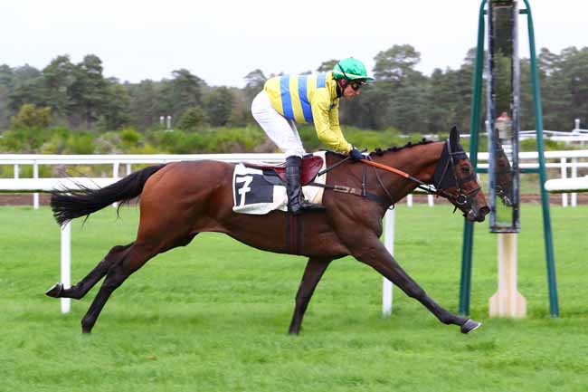 Photo d'arrivée de la course pmu PRIX DES GENETS à FONTAINEBLEAU le Mardi 15 octobre 2019