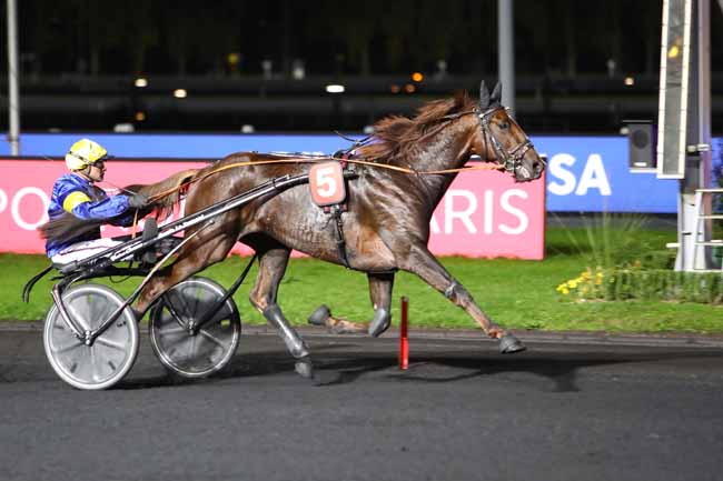 Photo d'arrivée de la course pmu PRIX ARETHUSA à PARIS-VINCENNES le Vendredi 18 octobre 2019