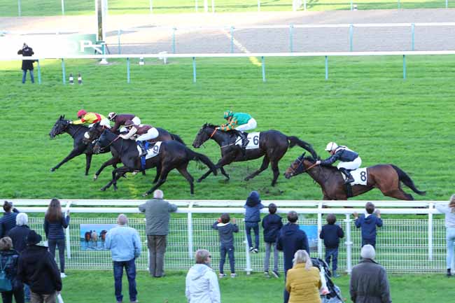 Photo d'arrivée de la course pmu PRIX D'AMFREVILLE à DEAUVILLE le Mardi 22 octobre 2019