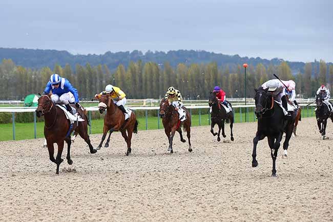 Photo d'arrivée de la course pmu PRIX HIPPODAMIA à DEAUVILLE le Jeudi 24 octobre 2019