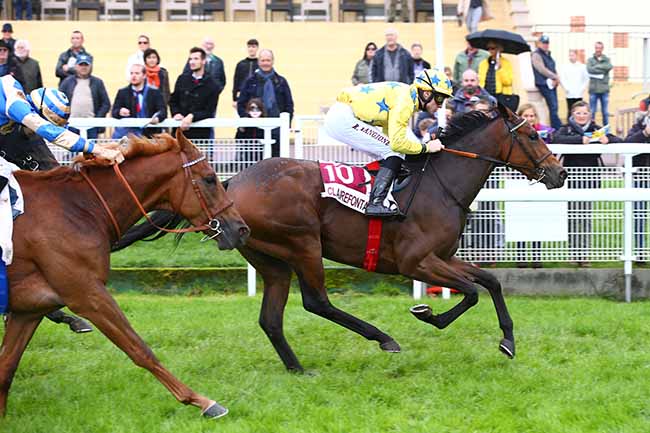 Photo d'arrivée de la course pmu PRIX DU BOCAGE à CLAIREFONTAINE le Vendredi 25 octobre 2019