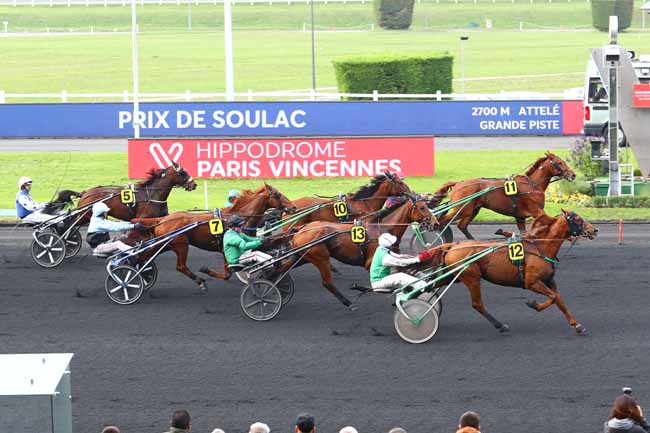 Photo d'arrivée de la course pmu PRIX DE SOULAC à PARIS-VINCENNES le Mercredi 30 octobre 2019
