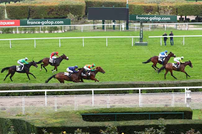 Photo d'arrivée de la course pmu PRIX DU VIADUC DE SAINT-CLOUD à SAINT-CLOUD le Mercredi 30 octobre 2019