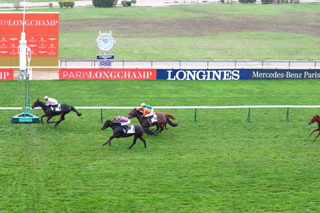 Photo d'arrivée de la course pmu PRIX DE LA VENUS DE PARIS à LONGCHAMP le Jeudi 31 octobre 2019