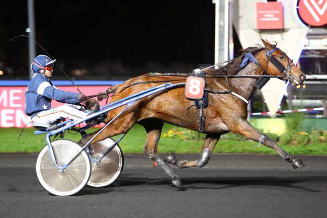 Photo d'arrivée de la course pmu PRIX LEDA à PARIS-VINCENNES le Mardi 5 novembre 2019