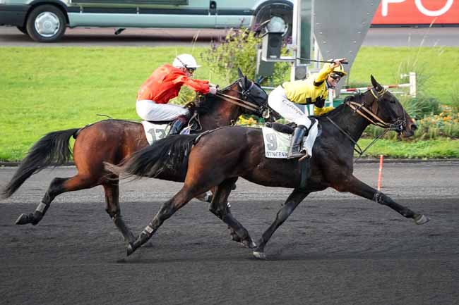 Photo d'arrivée de la course pmu PRIX OLRY-ROEDERER à PARIS-VINCENNES le Jeudi 7 novembre 2019