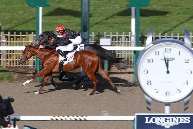 Photo d'arrivée de la course pmu PRIX DE LA CABOTIERE à CHANTILLY le Jeudi 7 novembre 2019
