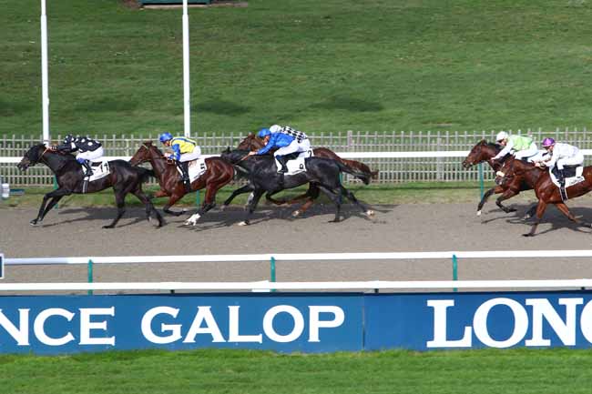 Photo d'arrivée de la course pmu PRIX DU COQ CHANTANT à CHANTILLY le Jeudi 7 novembre 2019