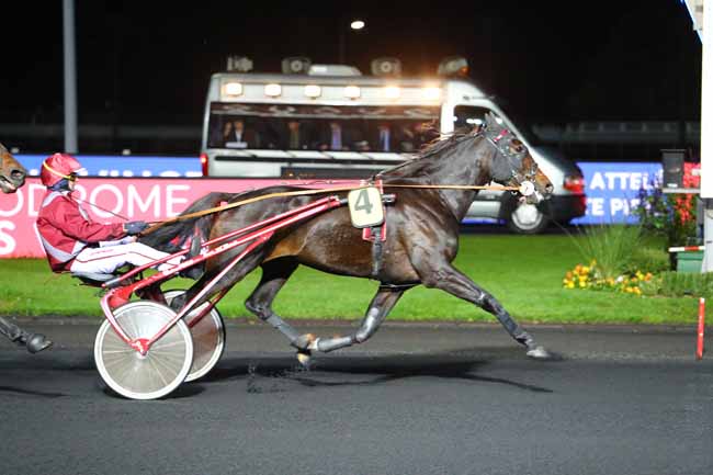 Photo d'arrivée de la course pmu PRIX GERDA à PARIS-VINCENNES le Vendredi 8 novembre 2019