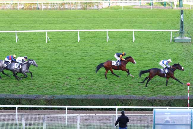 Photo d'arrivée de la course pmu PRIX TANTIEME à SAINT-CLOUD le Vendredi 22 novembre 2019