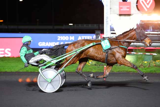 Photo d'arrivée de la course pmu PRIX MONOCEROS à PARIS-VINCENNES le Mardi 26 novembre 2019
