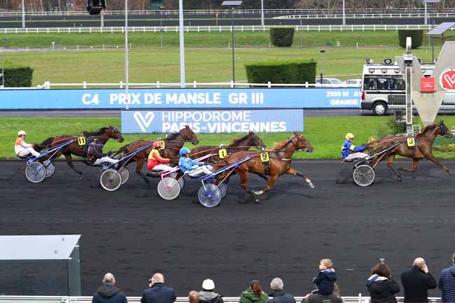 Photo d'arrivée de la course pmu PRIX DE MANSLE à PARIS-VINCENNES le Samedi 7 décembre 2019