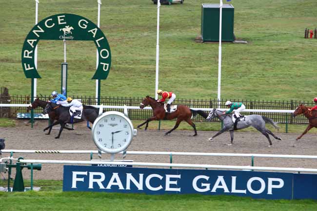 Photo d'arrivée de la course pmu PRIX DE LA PISTE SEA BIRD à CHANTILLY le Jeudi 12 décembre 2019
