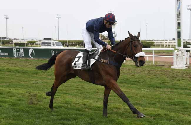 Photo d'arrivée de la course pmu PRIX JEAN-YVES BEAURAIN à CAGNES-SUR-MER le Mardi 17 décembre 2019
