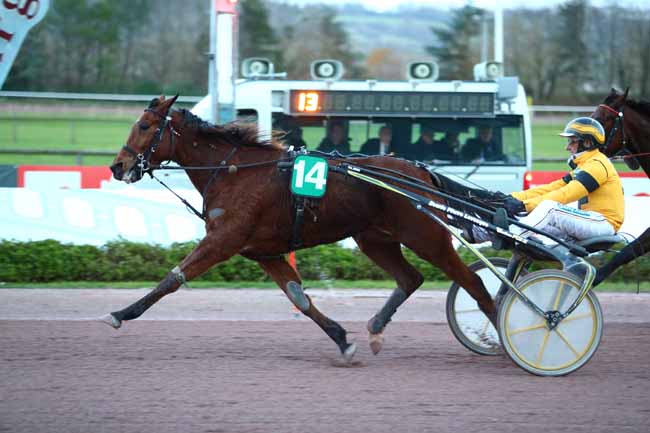 Photo d'arrivée de la course pmu PRIX DES ORTIES à CABOURG le Jeudi 19 décembre 2019