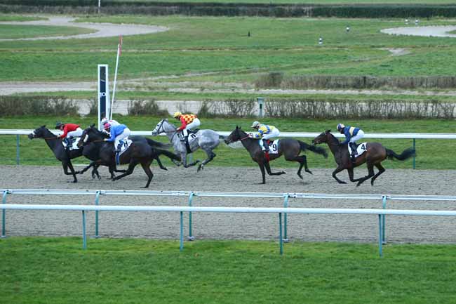 Photo d'arrivée de la course pmu PRIX DES ROUGES TERRES à DEAUVILLE le Vendredi 3 janvier 2020
