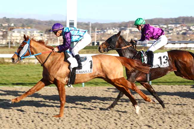 Photo d'arrivée de la course pmu PRIX DES VILLEGIATURES à DEAUVILLE le Samedi 4 janvier 2020