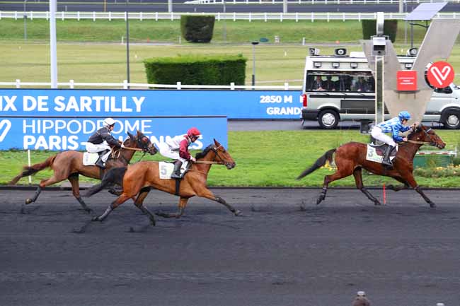 Photo d'arrivée de la course pmu PRIX DE SARTILLY à PARIS-VINCENNES le Vendredi 10 janvier 2020
