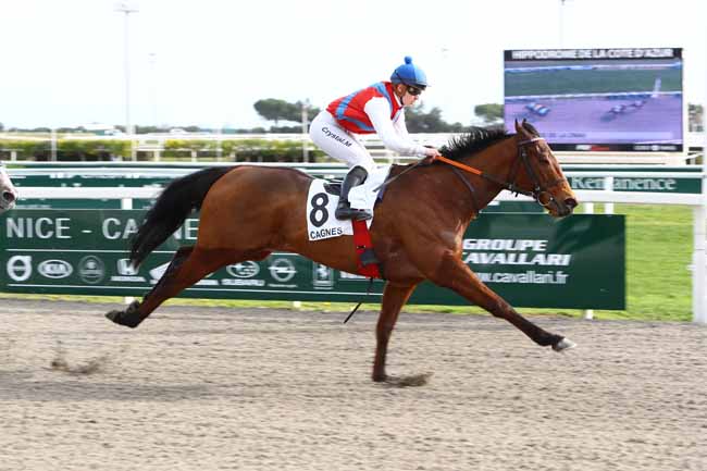 Photo d'arrivée de la course pmu PRIX DE LA CRAU à CAGNES-SUR-MER le Mardi 21 janvier 2020