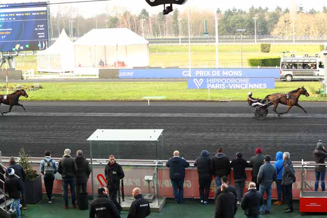 Photo d'arrivée de la course pmu PRIX DE MONS à PARIS-VINCENNES le Jeudi 23 janvier 2020