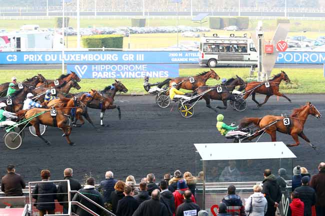 Photo d'arrivée de la course pmu PRIX DU LUXEMBOURG à PARIS-VINCENNES le Samedi 25 janvier 2020