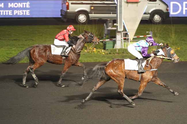 Photo d'arrivée de la course pmu PRIX OFFSHORE DREAM à PARIS-VINCENNES le Samedi 25 janvier 2020