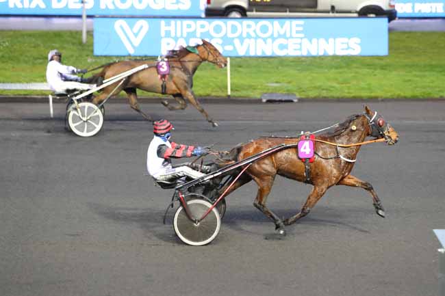 Photo d'arrivée de la course pmu PRIX DES ROUGES TERRES à PARIS-VINCENNES le Dimanche 2 février 2020