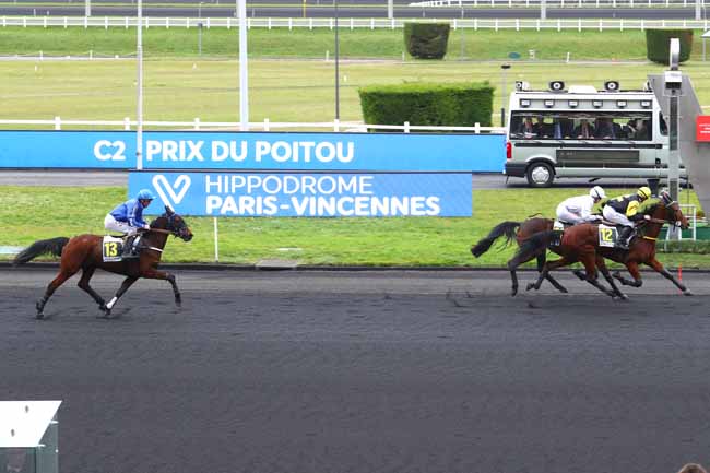Photo d'arrivée de la course pmu PRIX DU POITOU à PARIS-VINCENNES le Lundi 3 février 2020