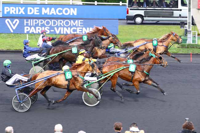 Photo d'arrivée de la course pmu PRIX DE MACON à PARIS-VINCENNES le Lundi 3 février 2020