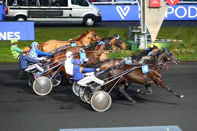 Photo d'arrivée de la course pmu PRIX DE LANNION à PARIS-VINCENNES le Dimanche 9 février 2020