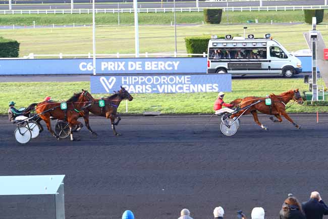 Photo d'arrivée de la course pmu PRIX DE BERCY à PARIS-VINCENNES le Mardi 11 février 2020