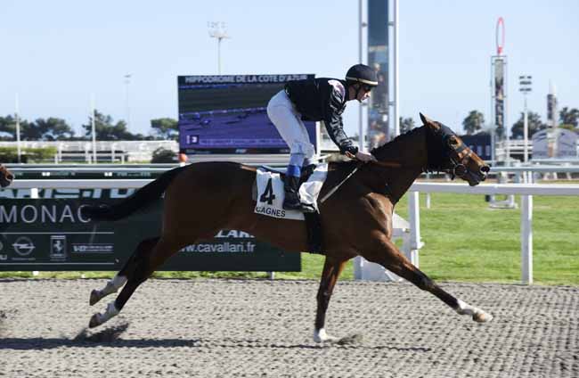 Photo d'arrivée de la course pmu PRIX DES MAURES à CAGNES-SUR-MER le Samedi 15 février 2020
