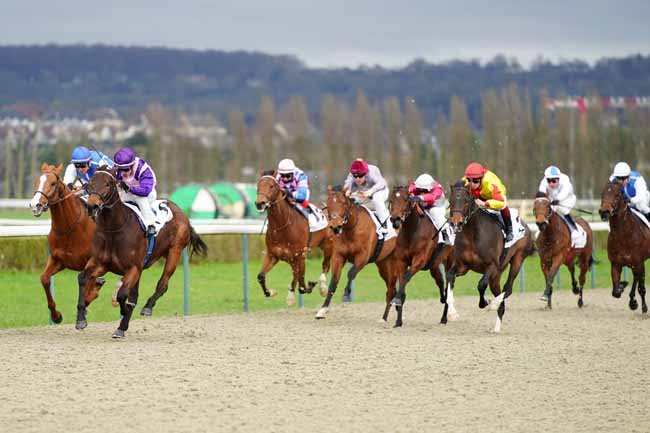 Photo d'arrivée de la course pmu PRIX DE SAINT-VALERY à DEAUVILLE le Vendredi 28 février 2020