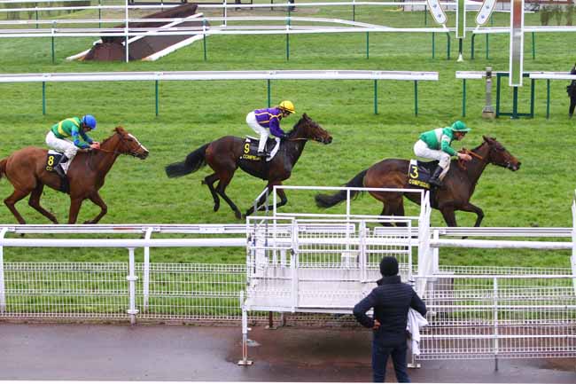 Photo d'arrivée de la course pmu PRIX DE LA DIVETTE à COMPIEGNE le Dimanche 8 mars 2020